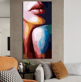 Painting by numbers Woman leaning on her shoulder Shipping from DE